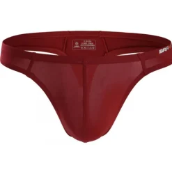 Men's Swimwear Swim Briefs Swim Thong Elastic Waist Plain Breathable Soft Outdoor Casual Daily Hawaiian Stylish Black White Micro-elastic