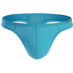 Men's Swimwear Swim Briefs Swim Thong Elastic Waist Plain Breathable Soft Outdoor Casual Daily Hawaiian Stylish Black White Micro-elastic