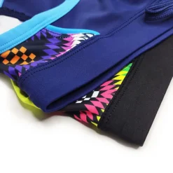 Men's Swimwear Swim Shorts Shorts Swim Briefs Print Print Comfort Breathable Outdoor Daily Going out Sports Hawaiian Black Blue