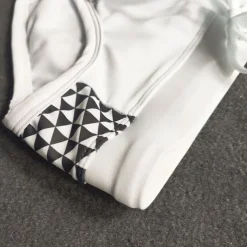 Men's Swimwear Swim Shorts Shorts Swim Briefs Print Geometry Comfort Breathable Outdoor Daily Going out Sports Hawaiian Black White