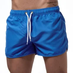 Men's Swimwear Swim Shorts Swim Trunks Plain Comfort Breathable Outdoor Daily Going out Fashion Casual Black White
