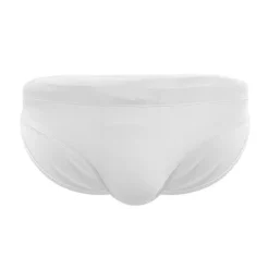 Men's Swimwear Swim Shorts Shorts Swim Briefs with Pad Plain Comfort Breathable Outdoor Daily Going out Fashion Casual Black White