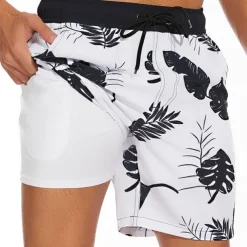 Men's Swimwear Swim Shorts Swim Trunks Plain Comfort Breathable Outdoor Daily Going out Fashion Casual Azure Black