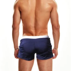 Men's Swimwear Swim Trunks Board Shorts Swim Shorts Swimsuit Solid Colored Black Blue Royal Blue Orange Red Bathing Suits Sporty