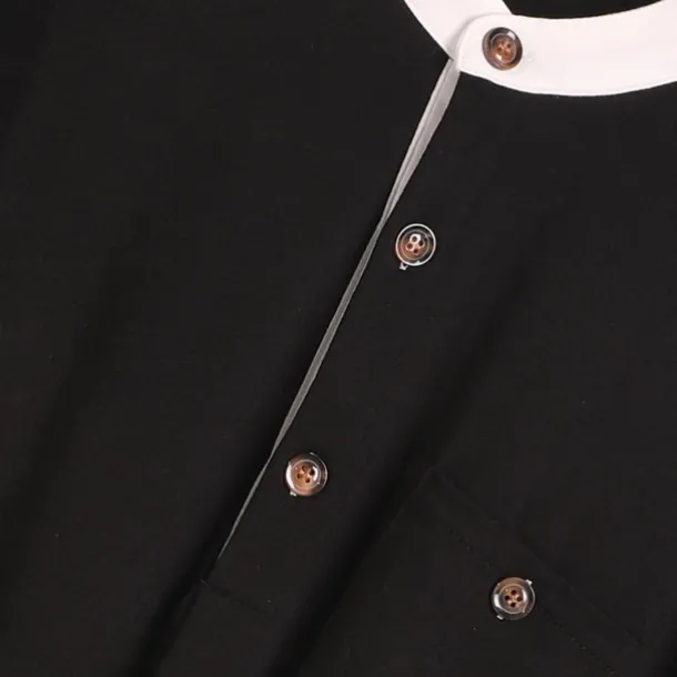 Men's T shirt Henley Shirt Tee Top Long Sleeve Shirt Color Block Henley Street Vacation Long Sleeve Patchwork Clothing Apparel Cotton Polyester Fashion Designer Basic