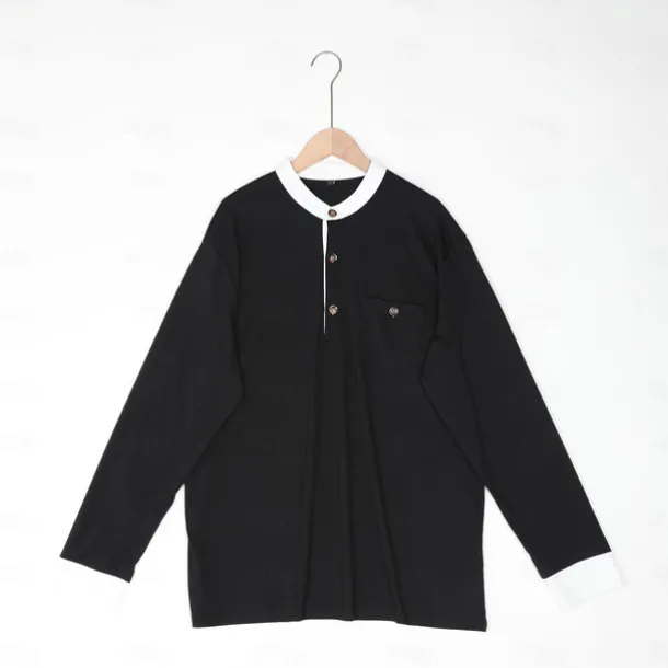 Men's T shirt Henley Shirt Tee Top Long Sleeve Shirt Color Block Henley Street Vacation Long Sleeve Patchwork Clothing Apparel Cotton Polyester Fashion Designer Basic