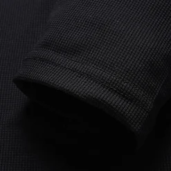 Men's T shirt Hiking Tee shirt Long Sleeve Quarter Zip Tee Tshirt Muscle T-Shirt Bodybuilding Stretch Tee Outdoor Quick Dry Workout Soft Sweat wicking Polyester Patchwork Black White Blue Gym