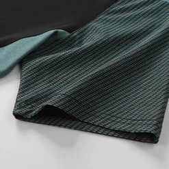 Men's T shirt Hiking Tee shirt Sleeveless Quarter Zip Tee Tshirt Muscle T-Shirt Short Sleeve Shirt Outdoor Quick Dry Workout Soft Sweat wicking Polyester Patchwork Black White Blue Gym Climbing