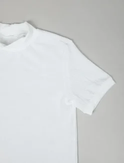 Men's T Shirt Knit Tee Tee Top Mock Turtleneck Short Sleeves Turtleneck Summer Plain Fashion Designer Basic Knitting Vacation Street Going out Black White Coffee Top Tee for Men