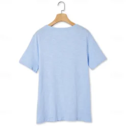 Men's T Shirt Short Sleeve Crew Neck Summer Plain Fashion Classic Comfortable Crewneck Street Casual Sports Black White Blue Top Tee for Men