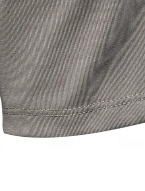 Men's T Shirt Short Sleeve Crew Neck Summer Spring Geometric Knitwear Vacation Vintage Embroidered Embroidery School Training Outdoor Black White Light Green Top Tee for Men