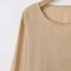 Men's T Shirt Tee Top Long Sleeve Shirt Long Sleeve Crew Neck Spring & Fall Plain Fashion Designer Basic Vacation Street Going out Black Sky Blue Khaki Top Tee for Men