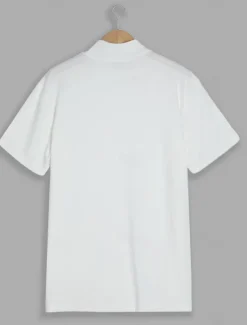 Men's T Shirt Tee Top Mock Turtleneck Short Sleeves Turtleneck Summer Plain Fashion Designer Basic Vacation Street Going out Black White Blue Top Tee for Men