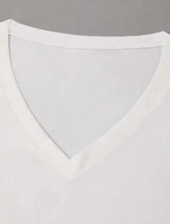 Men's T Shirt Tee Top Short Sleeves V Neck Summer Plain Designer Basic Modern Contemporary Classic Style Vacation Street Going out Black White Pink Top Tee for Men