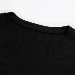 Men's T Shirt Tee Top Short Sleeves V Neck Summer Plain Designer Basic Modern Contemporary Classic Style Vacation Street Going out Black White Red Top Tee for Men