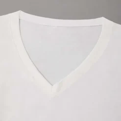 Men's T Shirt Tee Top Short Sleeves V Neck Summer Plain Designer Basic Modern Contemporary Classic Style Vacation Street Going out Black White Red Top Tee for Men