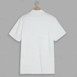 Men's T Shirt Turtleneck shirt Short Sleeve Stand Collar Summer Spring Plain Fashion Casual Comfortable Classic Vacation Street Holiday White Gray Green Top Tee for Men