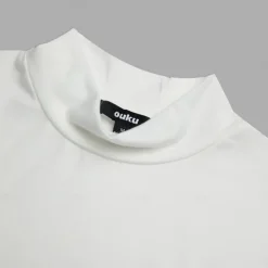 Men's T Shirt Turtleneck shirt Short Sleeve Stand Collar Summer Spring Plain Fashion Casual Comfortable Classic Vacation Street Holiday White Gray Green Top Tee for Men