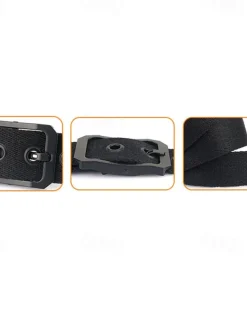 Men's Tactical Belt Canvas Belt Nylon Belt Waist Belt Black White Alloy Durable Adjustable Plain Outdoor Daily