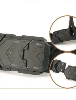 Men's Tactical Belt Magnetic Buckle Belt Waist Belt Black Blue Nylon Durable Adjustable Plain Outdoor Daily