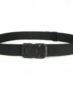Men's Tactical Belt Magnetic Buckle Belt Waist Belt Black Blue Nylon Durable Adjustable Plain Outdoor Daily