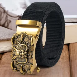 Men's Tactical Belt Nylon Web Work Belt Black Blue Nylon Alloy Plain Daily Wear Going out Weekend