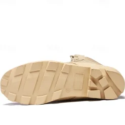 Men's Tactical Combat Boots – High-Top Military Desert Boots with Lace-Up Design for Outdoor Hiking & Work