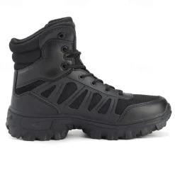 Men's Tactical Combat Boots with Rugged Non-Slip Soles – Durable and Breathable Military-Style Footwear for Hiking, Work, and Outdoor Activities