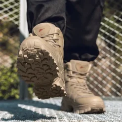 Men's Tactical Combat Boots with Rugged Non-Slip Soles – Durable and Breathable Military-Style Footwear for Hiking, Work, and Outdoor Activities