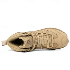 Men's Tactical Hiking Boots - Lightweight Desert Combat Boots with Breathable Mesh and Anti-Slip Sole for Outdoor Adventures