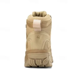 Men's Tactical Hiking Boots - Lightweight Desert Combat Boots with Breathable Mesh and Anti-Slip Sole for Outdoor Adventures