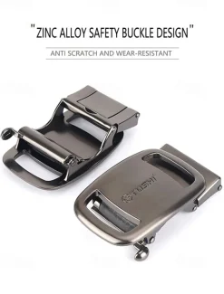 Men's Tactical Nylon Belt – Durable Military-Style Webbing Belt with Metal Buckle for Outdoor, Hiking, and Workwear