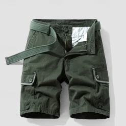 Men's Tactical Shorts Cargo Shorts Shorts Buttons Multi Pocket Plain Wearable Short Outdoor Daily Going out Fashion Classic Black Army Green