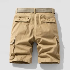 Men's Tactical Shorts Cargo Shorts Shorts Buttons Multi Pocket Plain Wearable Short Outdoor Daily Going out Fashion Classic Black Army Green