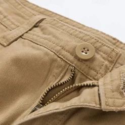 Men's Tactical Shorts Cargo Shorts Shorts Buttons Multi Pocket Plain Wearable Short Outdoor Daily Going out Fashion Classic Black Army Green