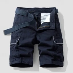 Men's Tactical Shorts Cargo Shorts Shorts Buttons Multi Pocket Plain Wearable Short Outdoor Daily Going out Fashion Classic Black Army Green