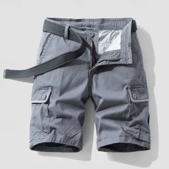 Men's Tactical Shorts Cargo Shorts Shorts Buttons Multi Pocket Plain Wearable Short Outdoor Daily Going out Fashion Classic Black Army Green