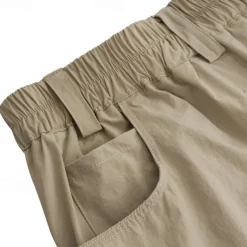 Men's Tactical Shorts Cargo Shorts Zipper Pocket Plain Waterproof Breathable Outdoor Daily Going out Fashion Casual Black Green