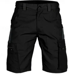 Men's Tactical Shorts Cargo Shorts Shorts Buttons Multi Pocket Color Block Comfort Wearable Short Casual Daily Holiday Fashion Classic Black Green