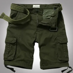 Men's Tactical Shorts Cargo Shorts Camo Shorts Pocket Camouflage Comfort Breathable Outdoor Daily Going out Fashion Casual Black Army Green