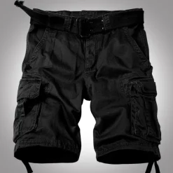 Men's Tactical Shorts Cargo Shorts Camo Shorts Pocket Camouflage Comfort Breathable Outdoor Daily Going out Fashion Casual Black Army Green