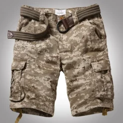 Men's Tactical Shorts Cargo Shorts Camo Shorts Pocket Camouflage Comfort Breathable Outdoor Daily Going out Fashion Casual Black Army Green