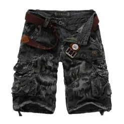 Men's Tactical Shorts Cargo Shorts Camo Shorts 6 Pocket Camouflage Comfort Wearable Casual Daily Holiday Vintage Sports Army Green Blue