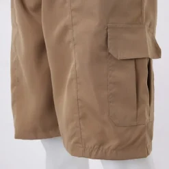 Men's Tactical Shorts Cargo Shorts Shorts Drawstring Elastic Waist Multi Pocket Plain Wearable Short Outdoor Daily Camping & Hiking Fashion Classic Black Navy Blue