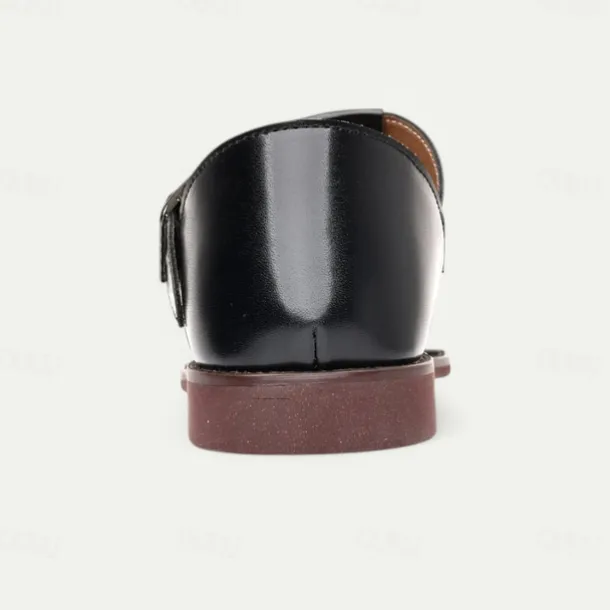 Men's Tan Faux Leather Open-Toe Sandals with Adjustable Buckle Strap, Casual Style for Everyday Wear