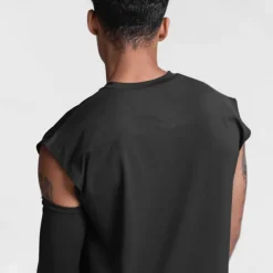 Men's Tank Top Vest Sleeveless Shirt Sleeveless Crewneck Summer Plain Fashion Classic Comfortable Street Casual Sports Black White Red Top Tee for Men