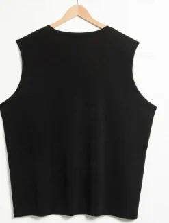 Men's Tank Top Vest Top Undershirt Sleeveless Shirt Sleeveless Deep U Summer Plain Fashion Designer Muscle Outdoor Going out Gym Black White Gray Top Tee for Men