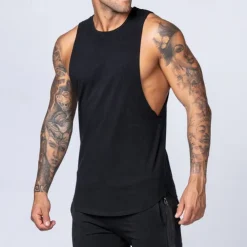 Men's Tank Top Vest Top Undershirt Sleeveless Shirt Sleeveless Crew Neck Spring & Summer Plain Fashion Designer Basic Vacation Street Going out Black White Top Tee for Men