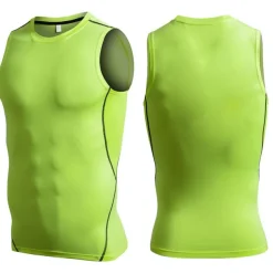 Men's Tank Top Vest Top Undershirt Sleeveless Shirt Sleeveless Crew Neck Summer Plain Fashion Soak Off Muscle Outdoor Going out Gym Black White Red Top Tee for Men