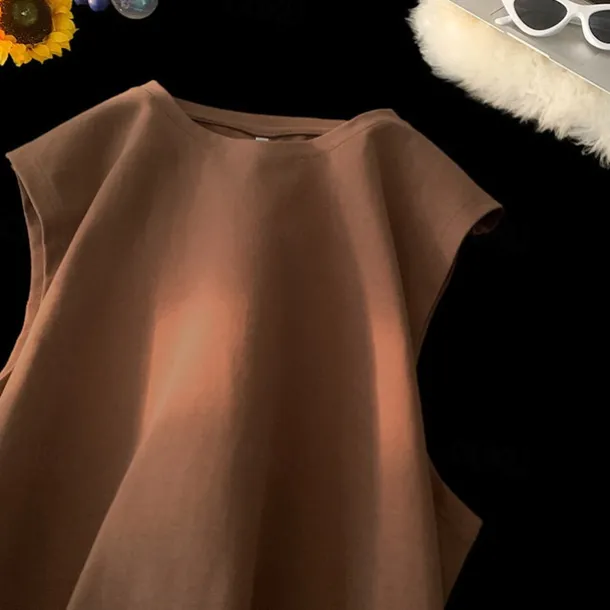 Men's Tank Top Vest Top Undershirt Sleeveless Shirt Sleeveless Crew Neck Summer Plain Fashion Designer Basic Classic Vacation Street Going out Black White Pink Top Tee for Men